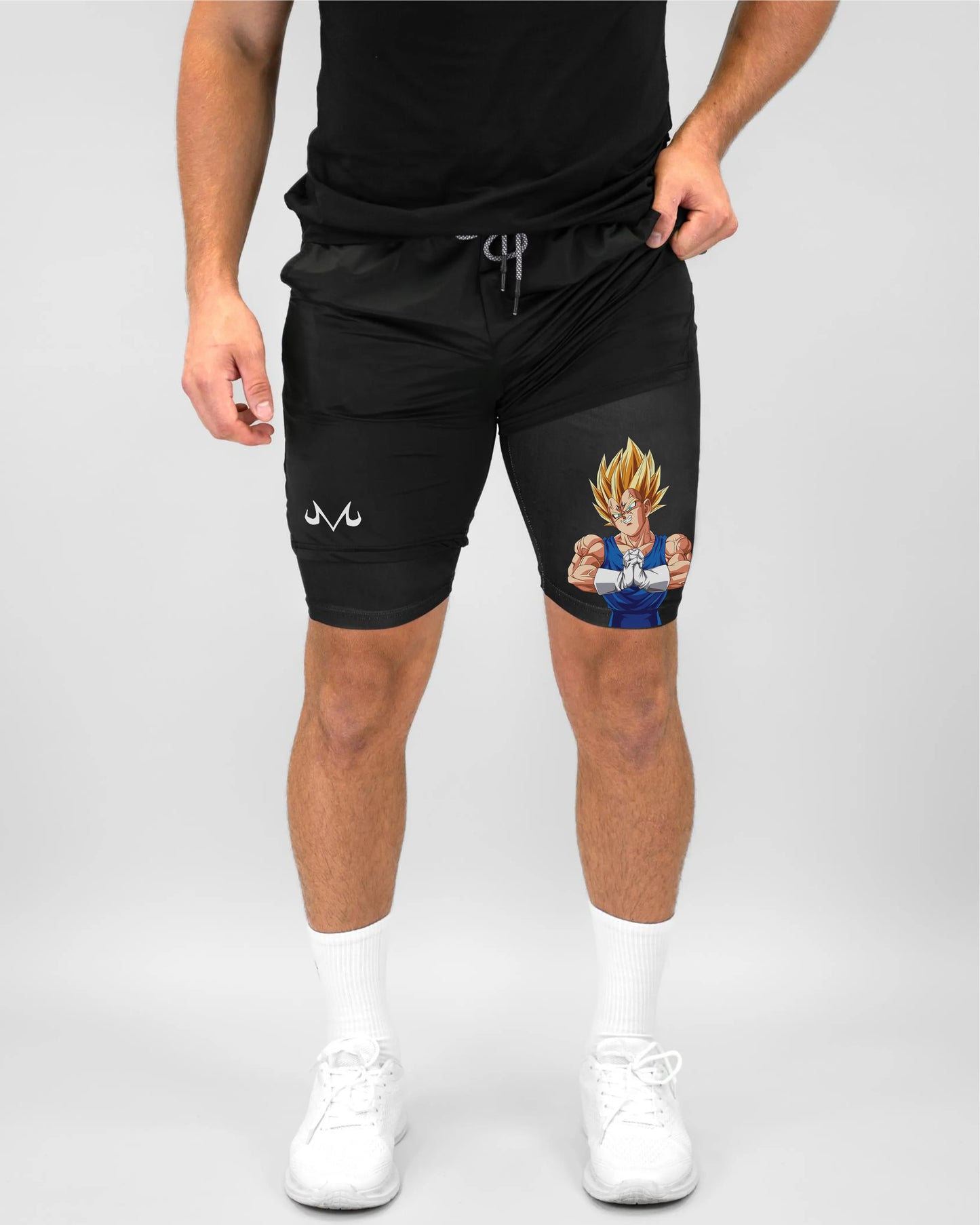 Pantalones cortos de rendimiento Dragon Ball Majin Vegeta