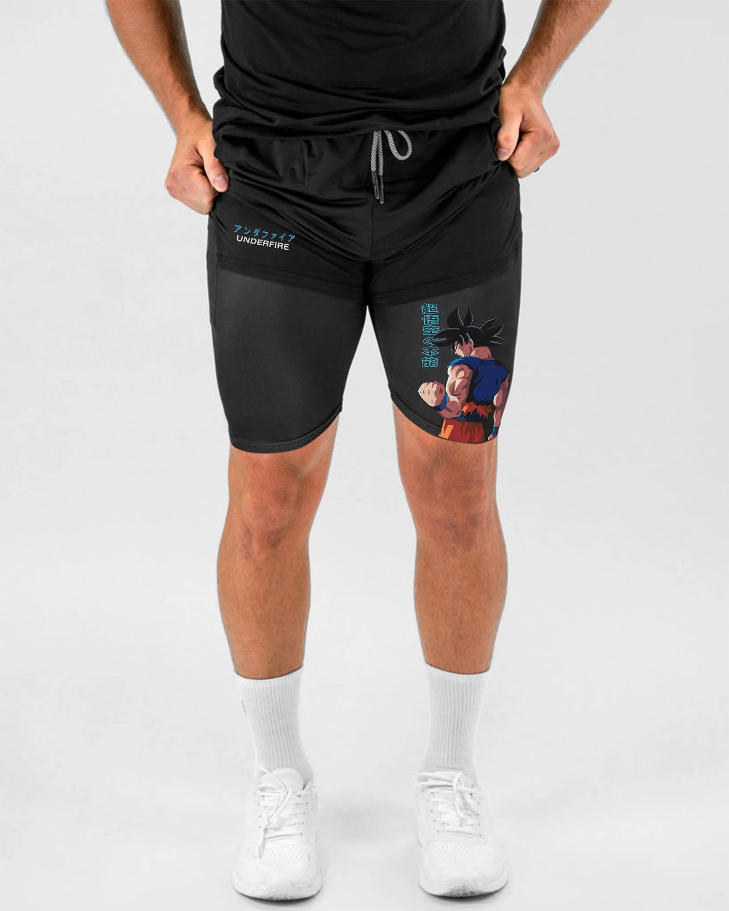 Pantalones cortos de rendimiento Dragon Ball Ultra Instinct Goku