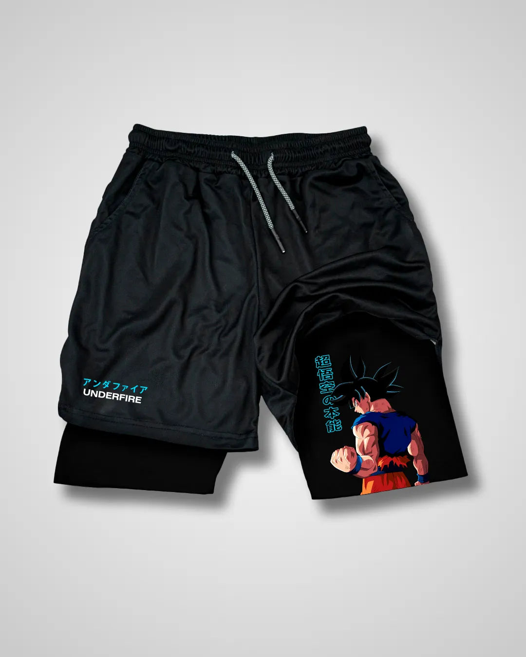Pantalones cortos de rendimiento Dragon Ball Ultra Instinct Goku