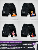 Pantalonetas Anime ⚔️ Gym  Secado Rápido + Licra Interna de Alto Rendimiento 🔥