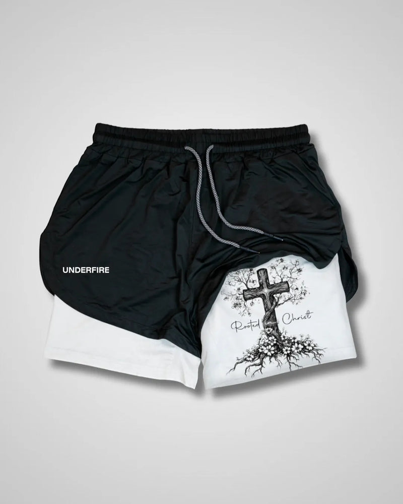Shorts de Rendimiento 'Arraigados en Cristo'
