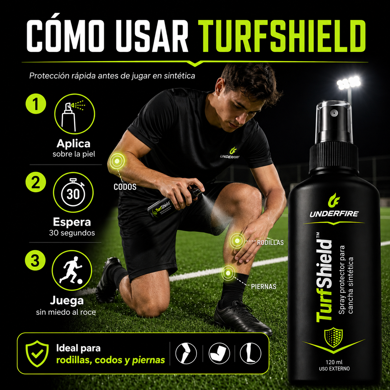 TurfShield™ Protector Anti-Roce para Cancha Sintética - Paga 1 Lleva 2