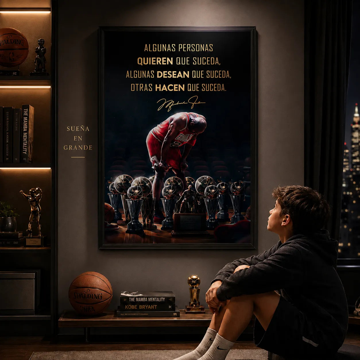 Cuadro Mentalidad de Campeón™ Michael Jordan 🏀🏆