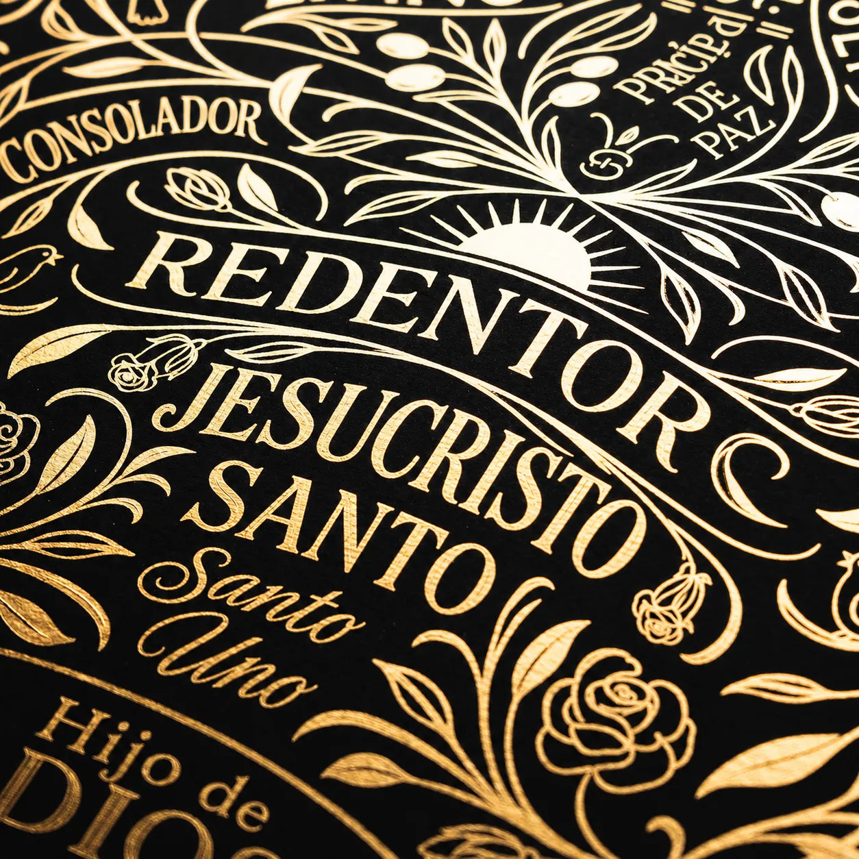 Cuadro Cristiano de Fe y Poder –  55 nombres de Dios Su nombre será llamado