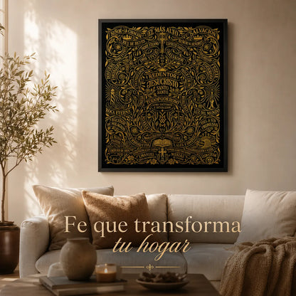 Cuadro Cristiano de Fe y Poder –  55 nombres de Dios Su nombre será llamado
