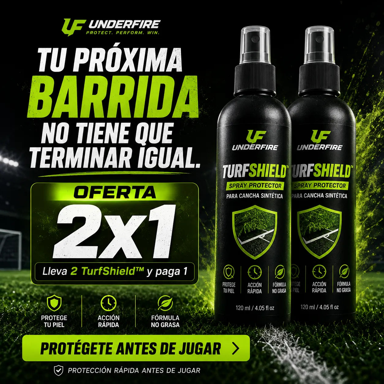 TurfShield™ Protector Anti-Roce para Cancha Sintética - Paga 1 Lleva 2