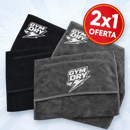 Toalla deportiva GymDry™ 2x1 - Higiene total ✔