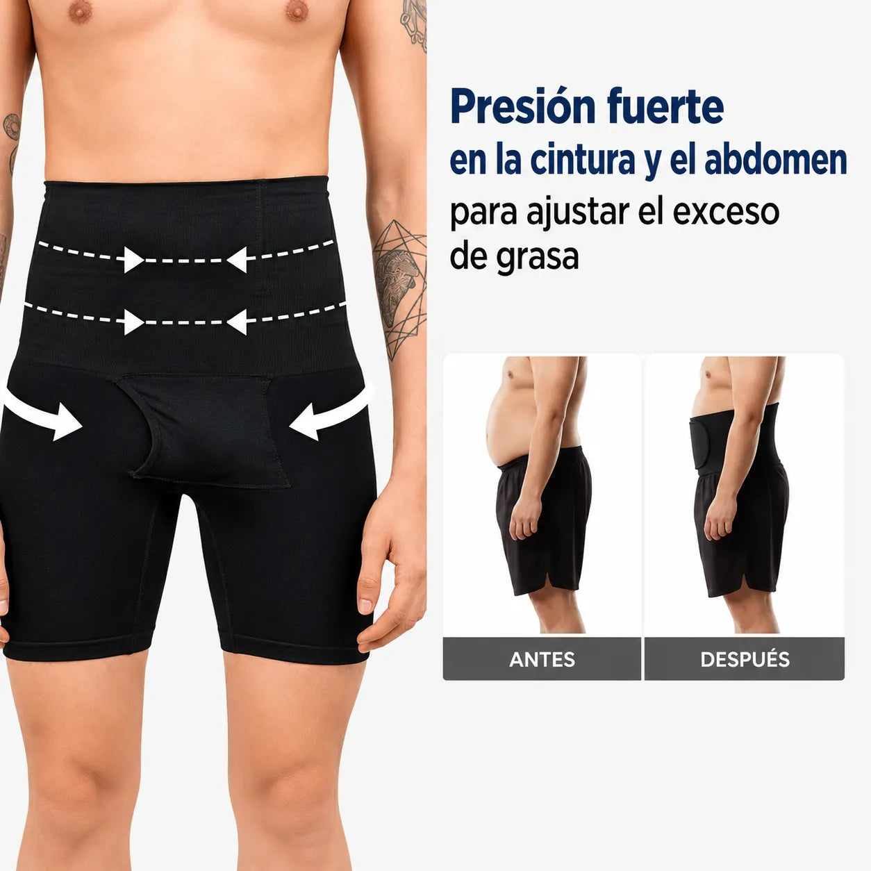 FajaFit Pro™ Faja short de compresion para hombre 💪