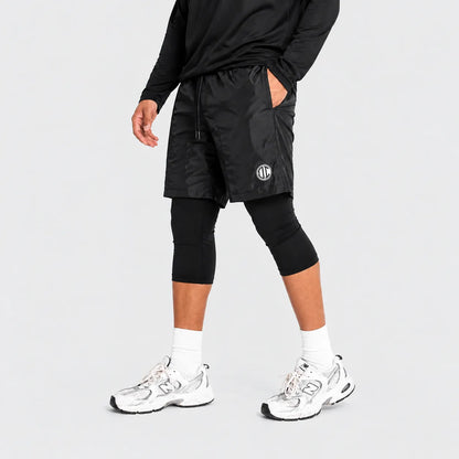 CoverFlex – Pantaloneta Deportiva 2 en 1 con licra interna y Cintura de Control Abdominal