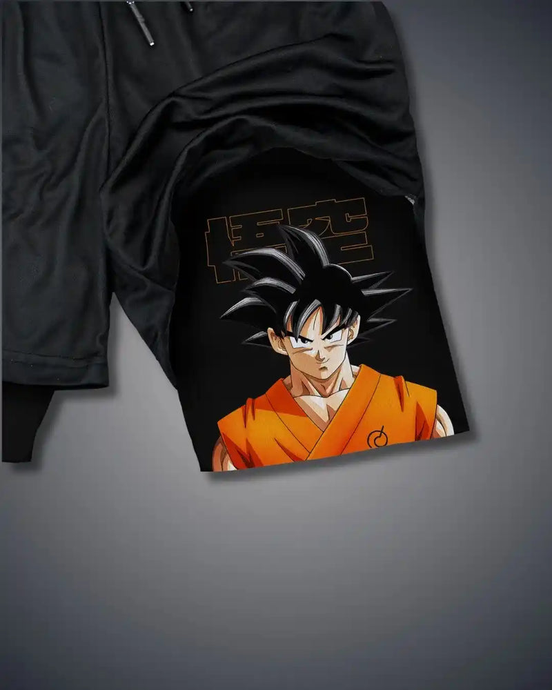 Pantalones cortos de rendimiento Dragon Ball Base Goku