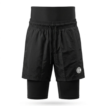 CoverFlex – Pantaloneta Deportiva 2 en 1 con licra interna y Cintura de Control Abdominal