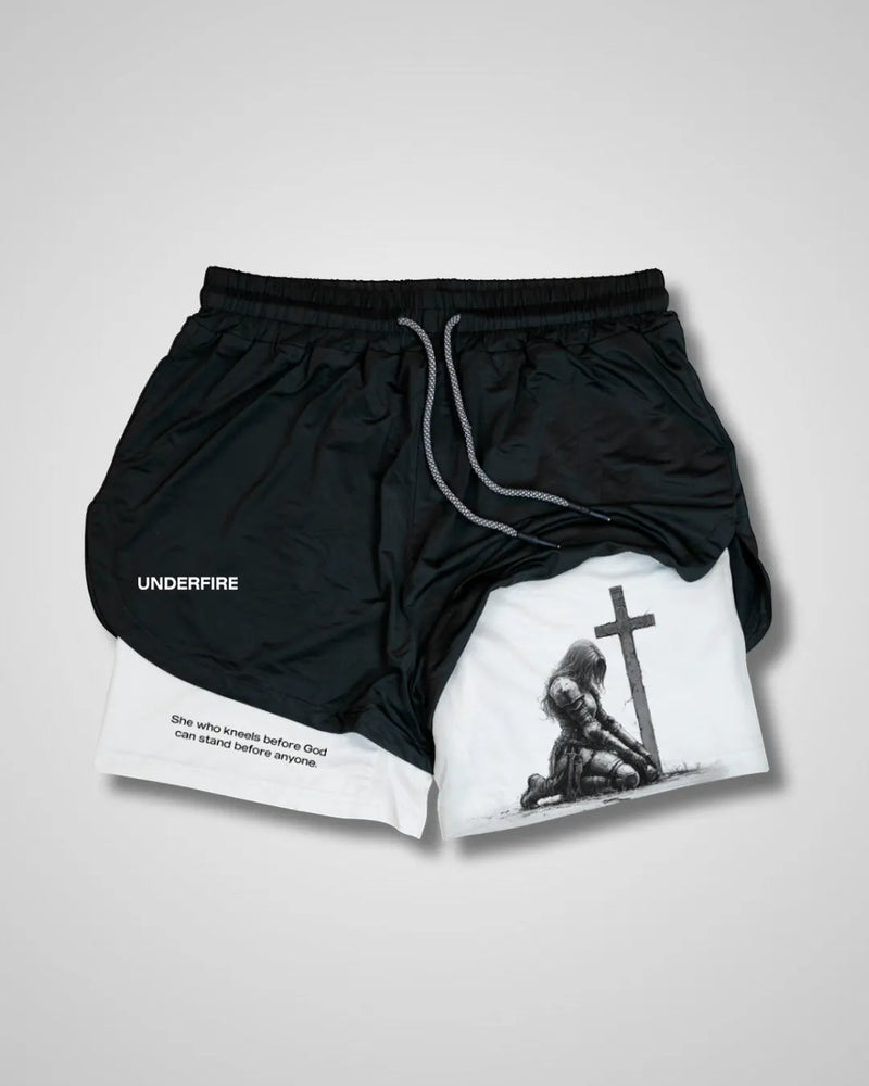 Shorts de Rendimiento 'La Oracion del Guerrero'