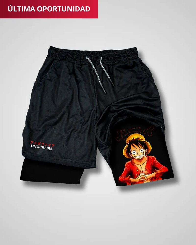 Pantalones cortos de rendimiento One Piece Monkey D Luffy
