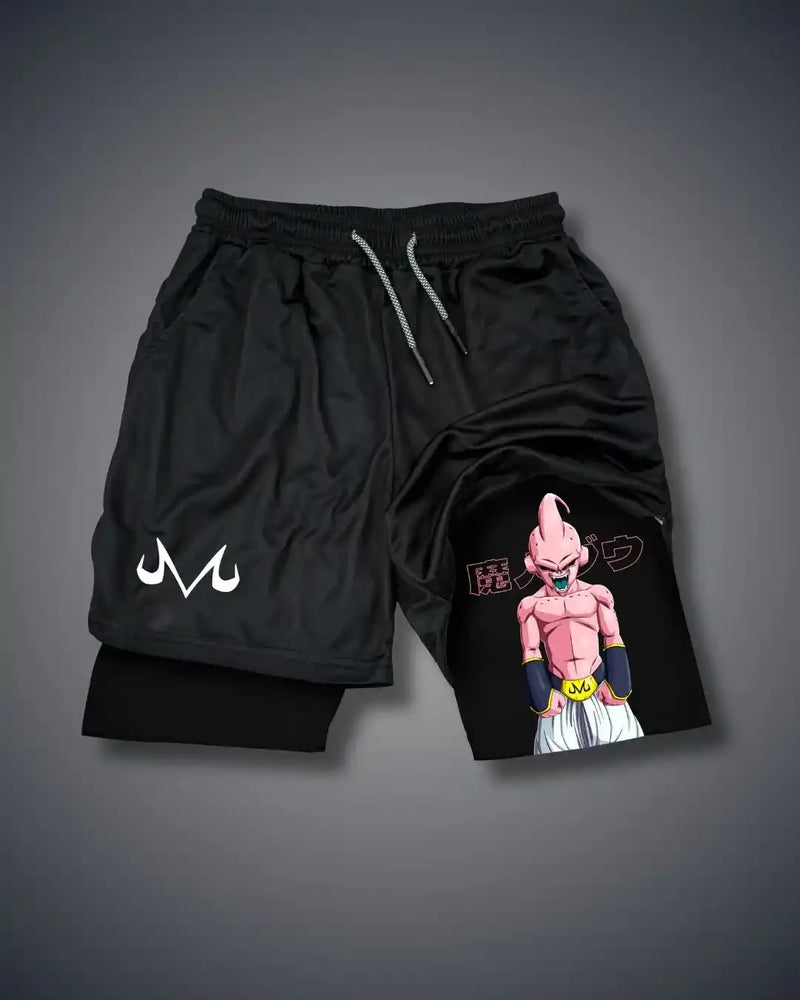 Pantalones cortos de rendimiento Dragon Ball Majin Buu