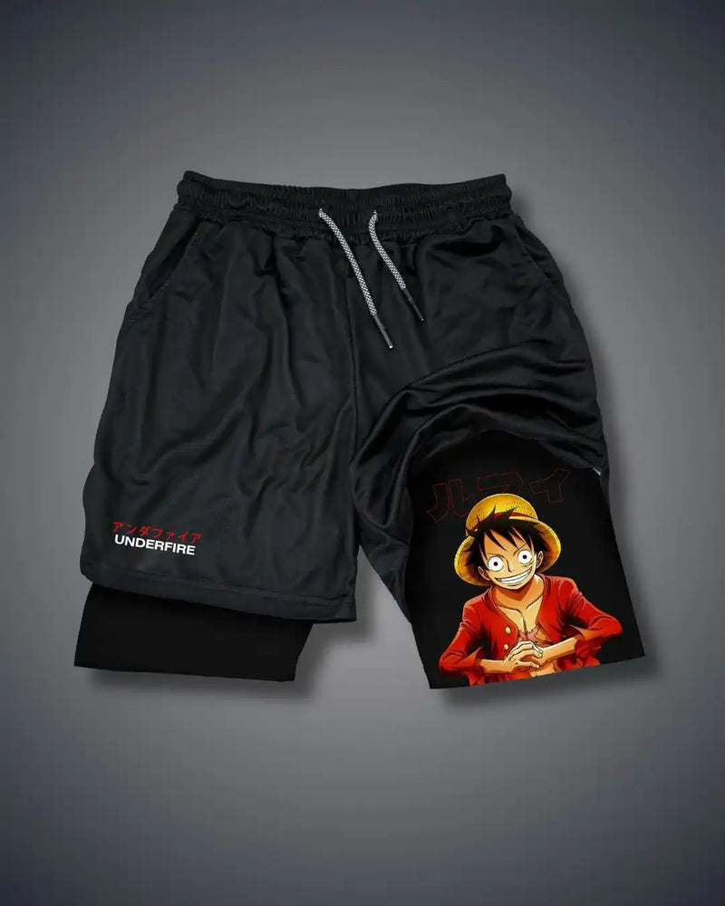 Pantalones cortos de rendimiento One Piece Monkey D Luffy