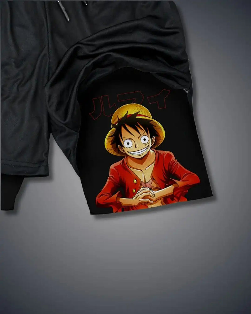 Pantalones cortos de rendimiento One Piece Monkey D Luffy