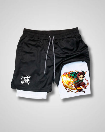 Pantaloneta de rendimiento Anime Demon Slayer🔥🐗