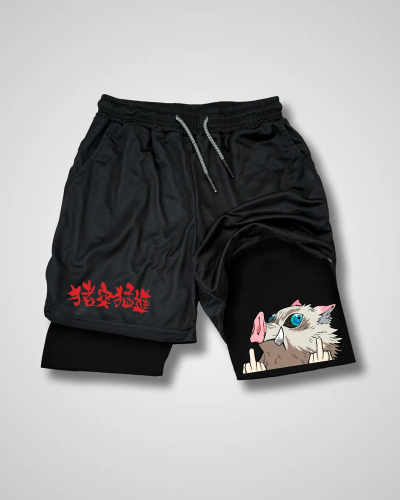 Pantaloneta de rendimiento Anime Demon Slayer🔥🐗