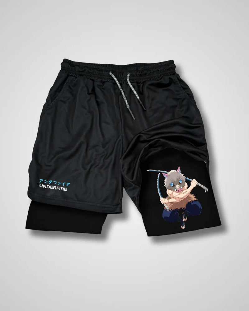 Pantaloneta de rendimiento Anime Demon Slayer🔥🐗